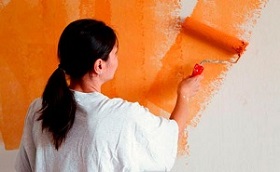 Как правильно красить стены.