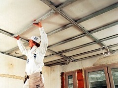Пошаговая инструкция установки потолка из гипсокартона
